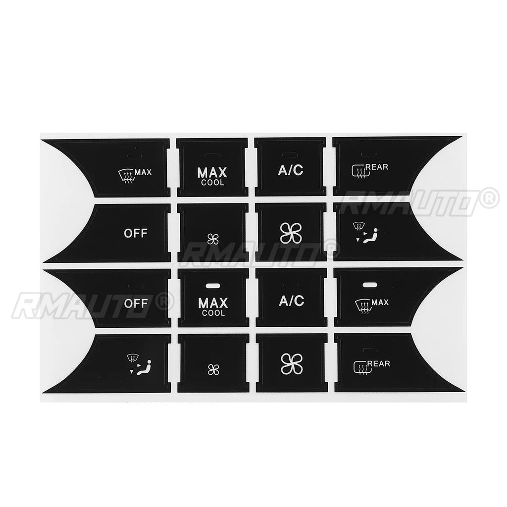 Car Steering Wheel A/C Door Lock Button Repair Sticker Decals Stickers for Benz GLK350 C Class CLS C218 W172 W204 W212 W218 W207