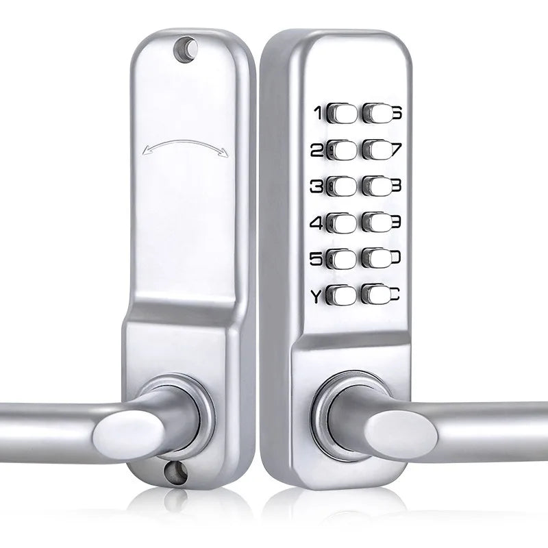 Wholesale Numerical Keypad Push Button Door Handle Lock Keyless Pin Code Password Smart Door Lock Keypad Mechanical Door Locks