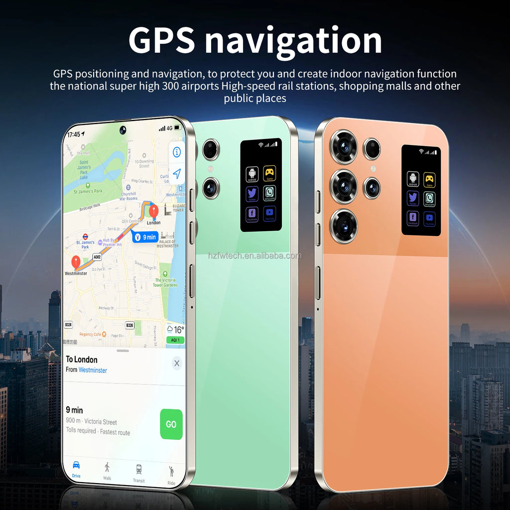 Hot Selling New S26 Ultra Mobile Phones 7.3-inch Android Smartphone Telephone Portable