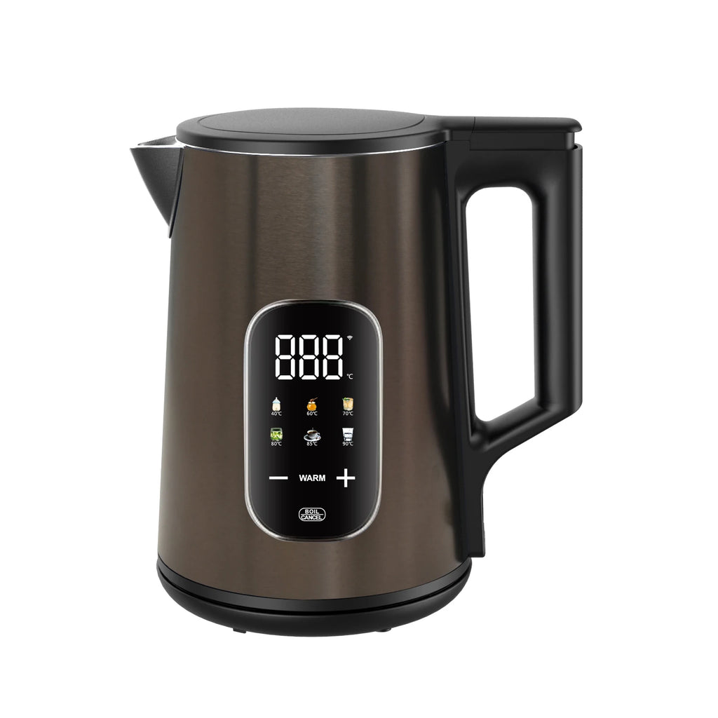 New 1.7L Digital Tea Smart Electric Kettle Keep Warm Temperature Controller LED Display Kettle with WiFi CB CE GS Certification
