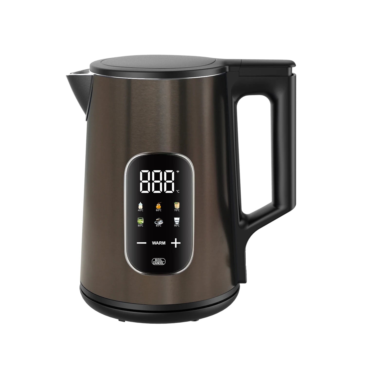 New 1.7L Digital Tea Smart Electric Kettle Keep Warm Temperature Controller LED Display Kettle with WiFi CB CE GS Certification