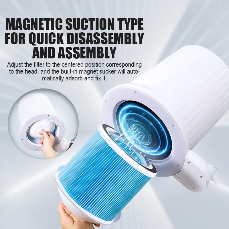 AT-NDC-025 Pro Strong Profession Manicure Vacuum Cleaner Personal Nail Technician Dust Collector