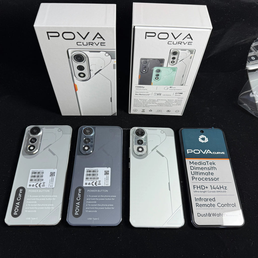 Hot Selling Popular 7.3inch Pova 7 16GB+1TB Smart Phone Mobile Phones 6800mAh Low Price