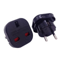 1pcs EU Eletrical Socket UK To EU Travel Plug Adapter Electrical Plug Converter Outlet British UK AC Power Cable Charger Socket