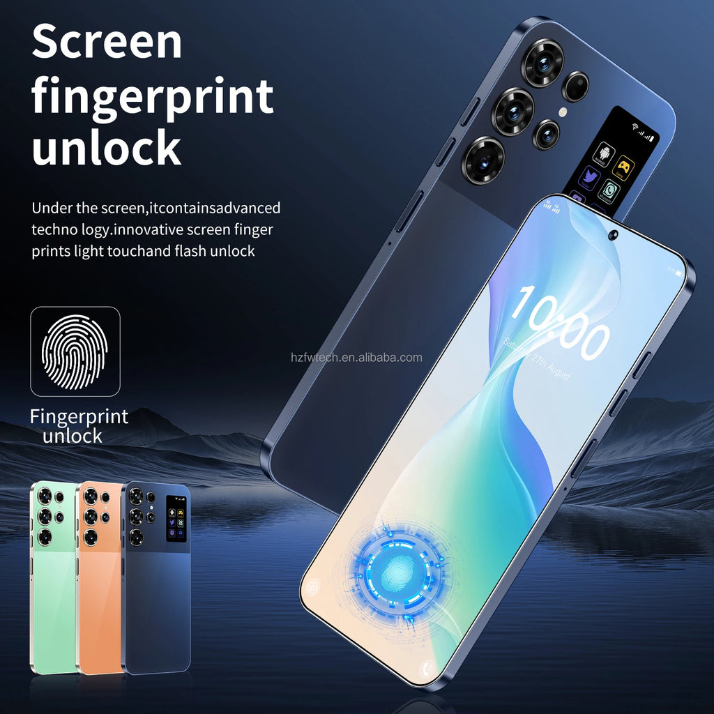 Hot Selling New S26 Ultra Mobile Phones 7.3-inch Android Smartphone Telephone Portable