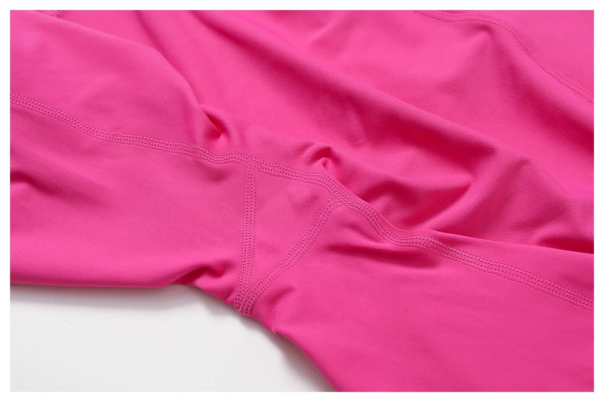 Eco-friendly Recycled Tummy Tuck High Waisted Yoga Pants Nude Lift Buttocks Fitness Pants Running Tight Sweatpants 8359