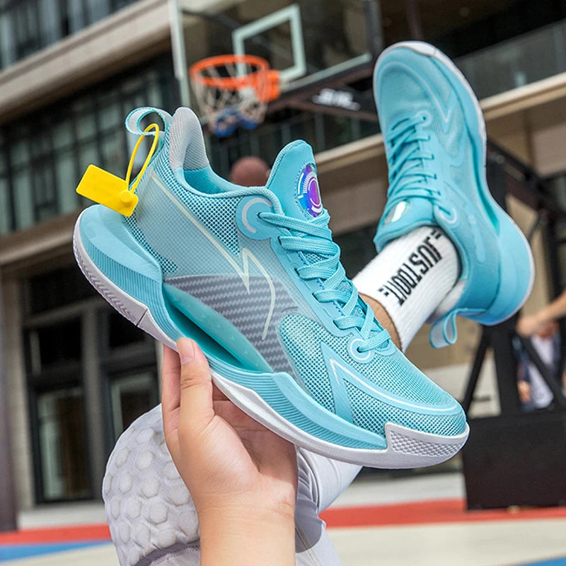 Custom Brand Factory Wholesale OEM Cool Night Glow Breathable Mesh Upper Lightweight Fashion Trend High Top Sneakers Practical