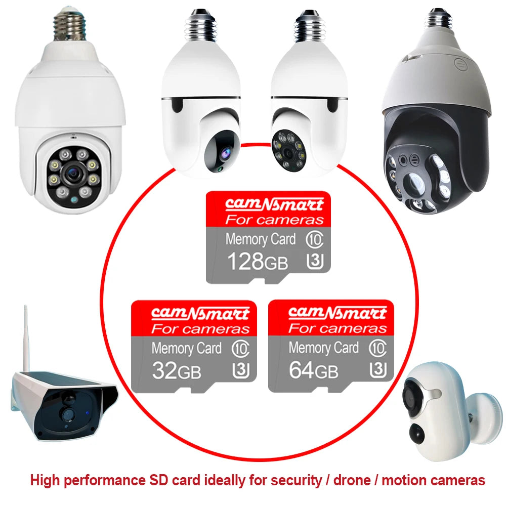 5MP Security IP Camera Onvif NVR E27 Light Bulb PTZ Video Surveillance Protection 256G System Smart Home Auto Tracking AI Human