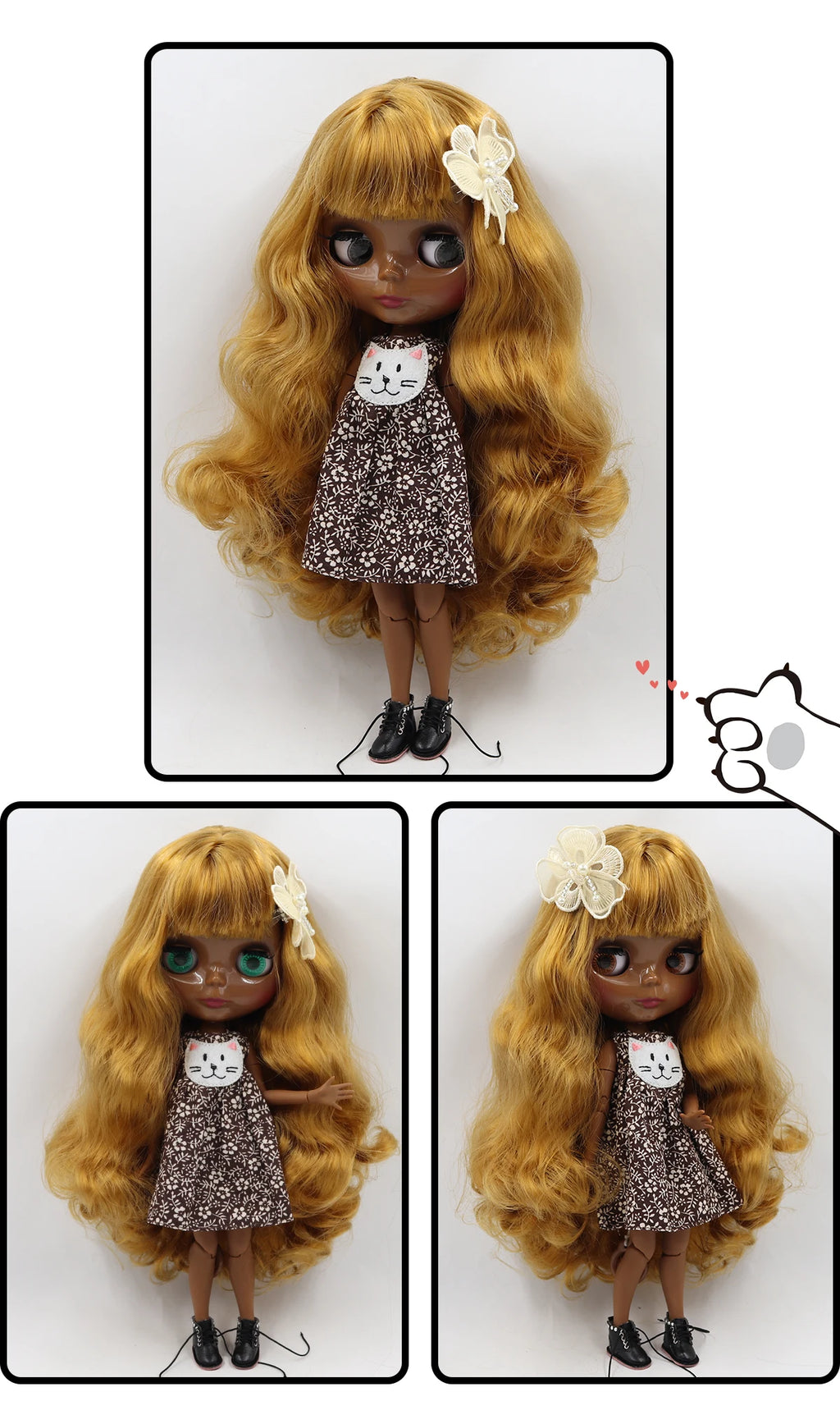ICY DBS Blyth Doll 1/6 BJD Toy Joint Body Special Offer Lower Price DIY Girls Gift 30cm Anime Doll Random Eyes Colors