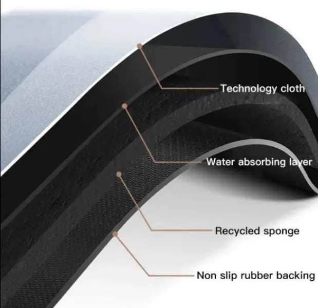 Modern Custom Printed Foot Shower Diatom Bathroom Rugs Mats Water Absorbent Sustainable Floor Non-Slip Diatomite Bath Mats