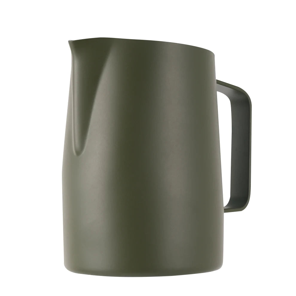Coffee Milk Jug  Measuring Tool with Handle Metal Pitcher Bevel 304 Stainless Steel Latte Art Cappuccino Espresso Frothing Cup