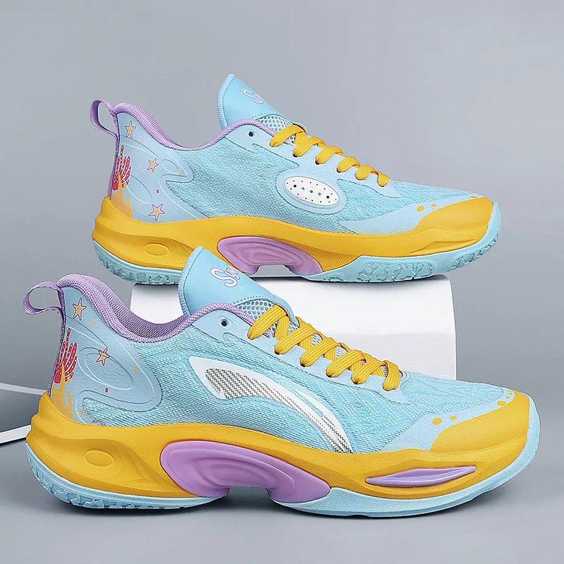 Factory Supply Wholesale High Quality Custom  Non-Slip Sports Shoes Rubber/EVA Insole Fashion Men and Women Basketball Shoes