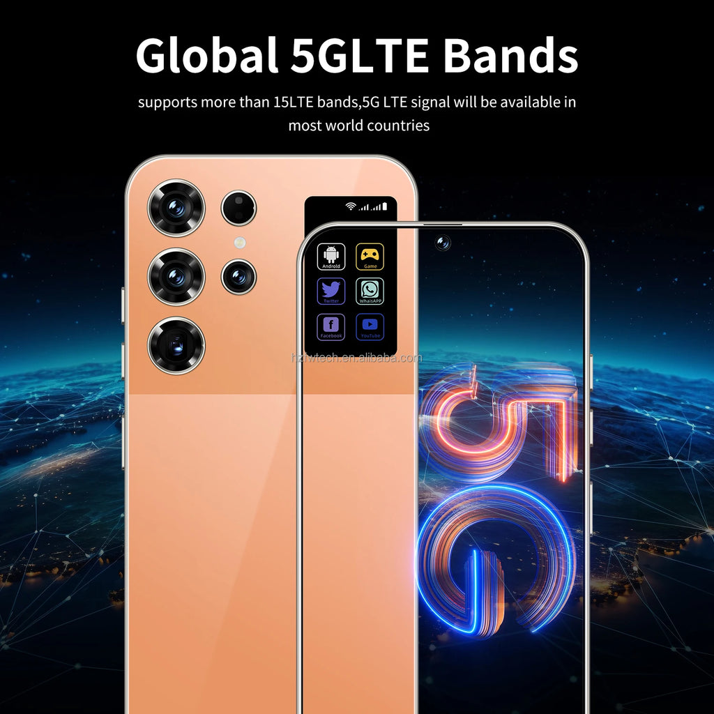 Hot Selling New S26 Ultra Mobile Phones 7.3-inch Android Smartphone Telephone Portable