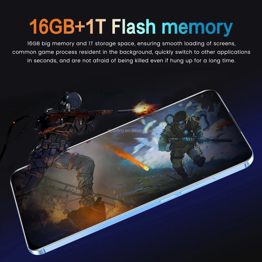 Good Selling Original S25 Ultra+ Mobile Phones Big Screen Android13.0 5G Smartphone 12gb + 512GB Android Phone