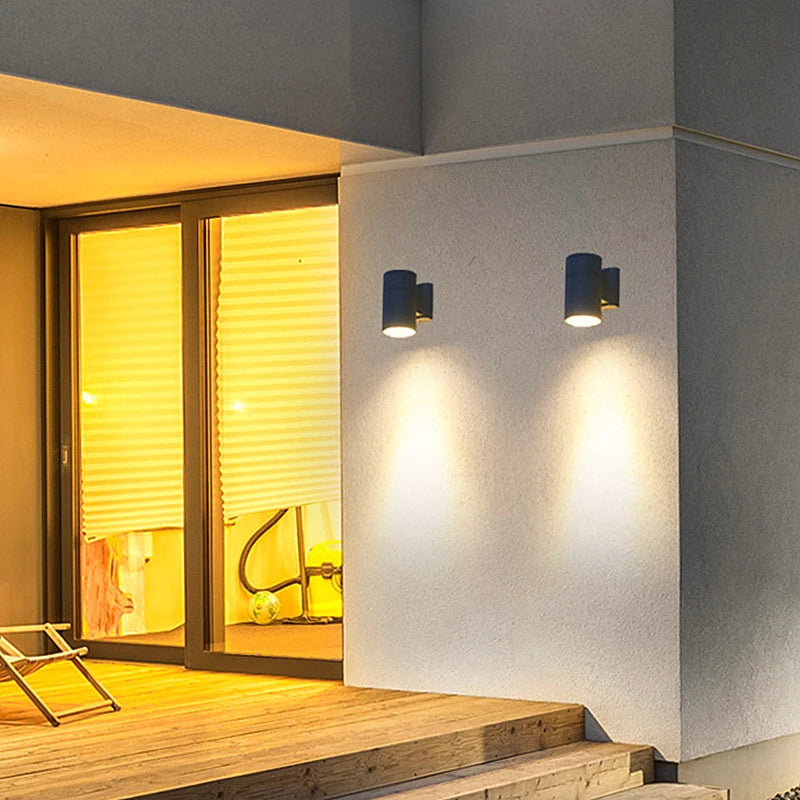Outdoor LED Wall Lamp 10W 20W High Bright Waterproof Up Down Spotlights Garden Porch Decor Villa Wall Lighting Fixture AC85-265V