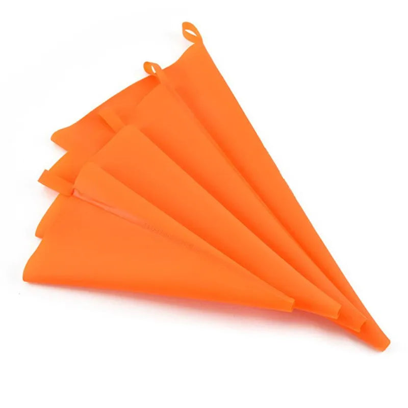 1Pcs Kitchen Gadgets Cream Pastry Bag Baking Accessories DIY Cake Decorating Food Grade Cream EVA Reusable Piping Bags