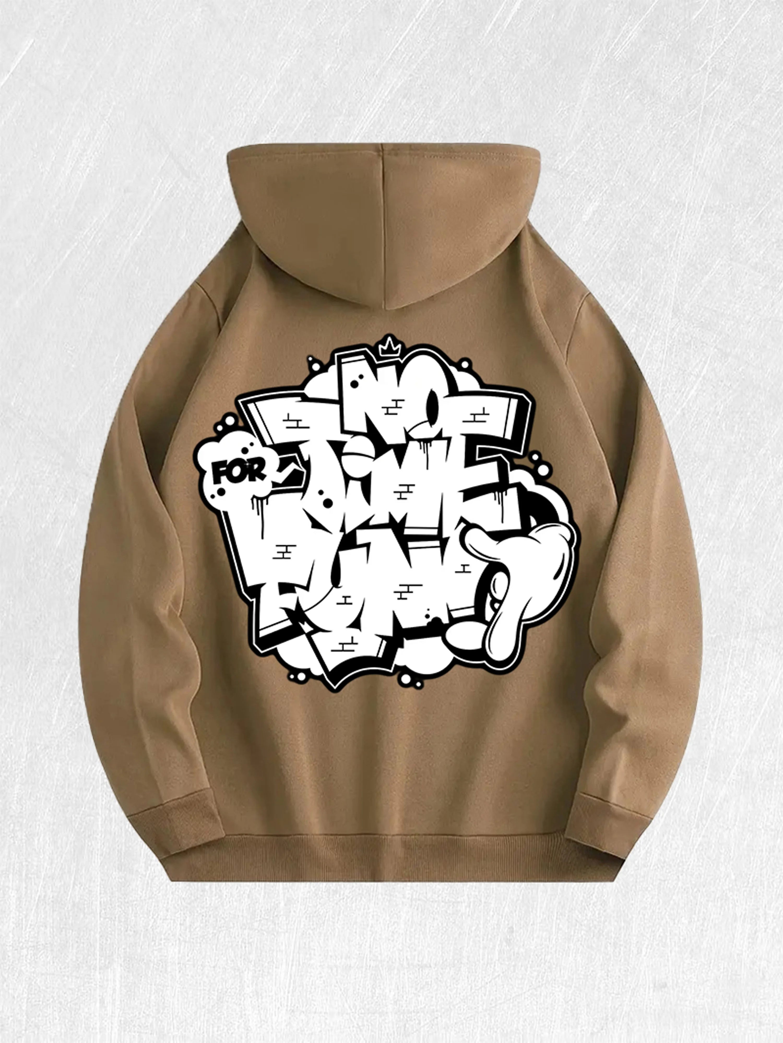 No Time for Boring Graffiti Hoodie 100% Cotton US Warehouse 7 Colors