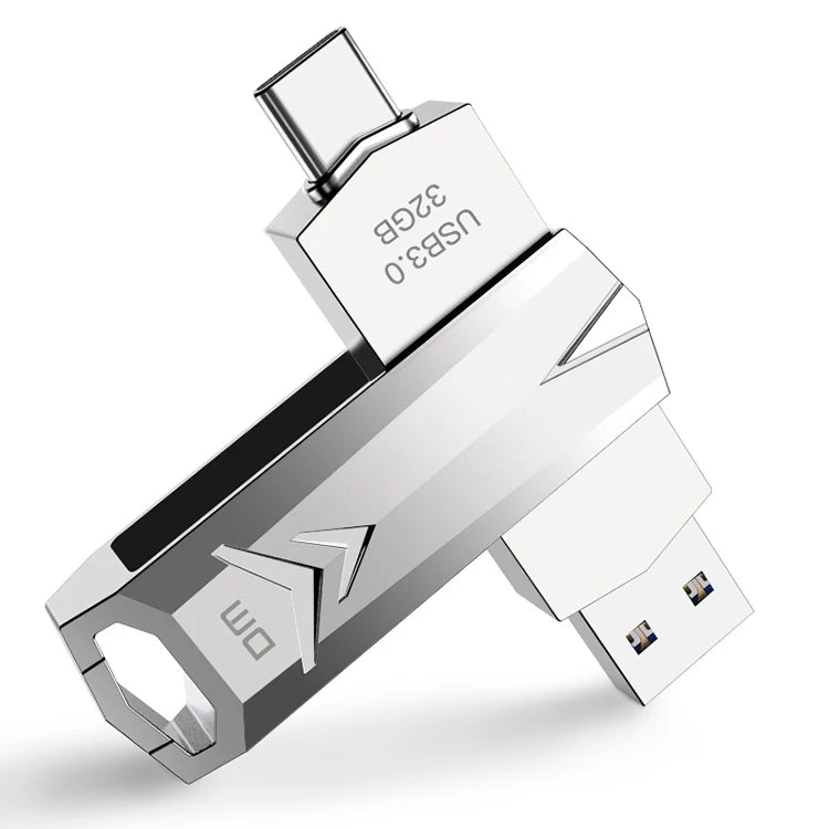 3.0 Type C 2-in-1 OTG USB Disk New Stock Metal Swivel Jump Flash Drive Memory Stick for PC