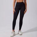 Quick Dry Tummy Control Workout Gym Leggings High Waisted Yoga Pants Booty Lifting Long Tights Women Four-Way Elastic Waist