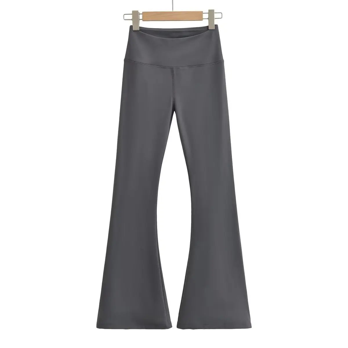 High Wide Waistband Warm Fleece Fully Stretchy Soft Flare Legging Pants Women's Yoga  Sweat Pant