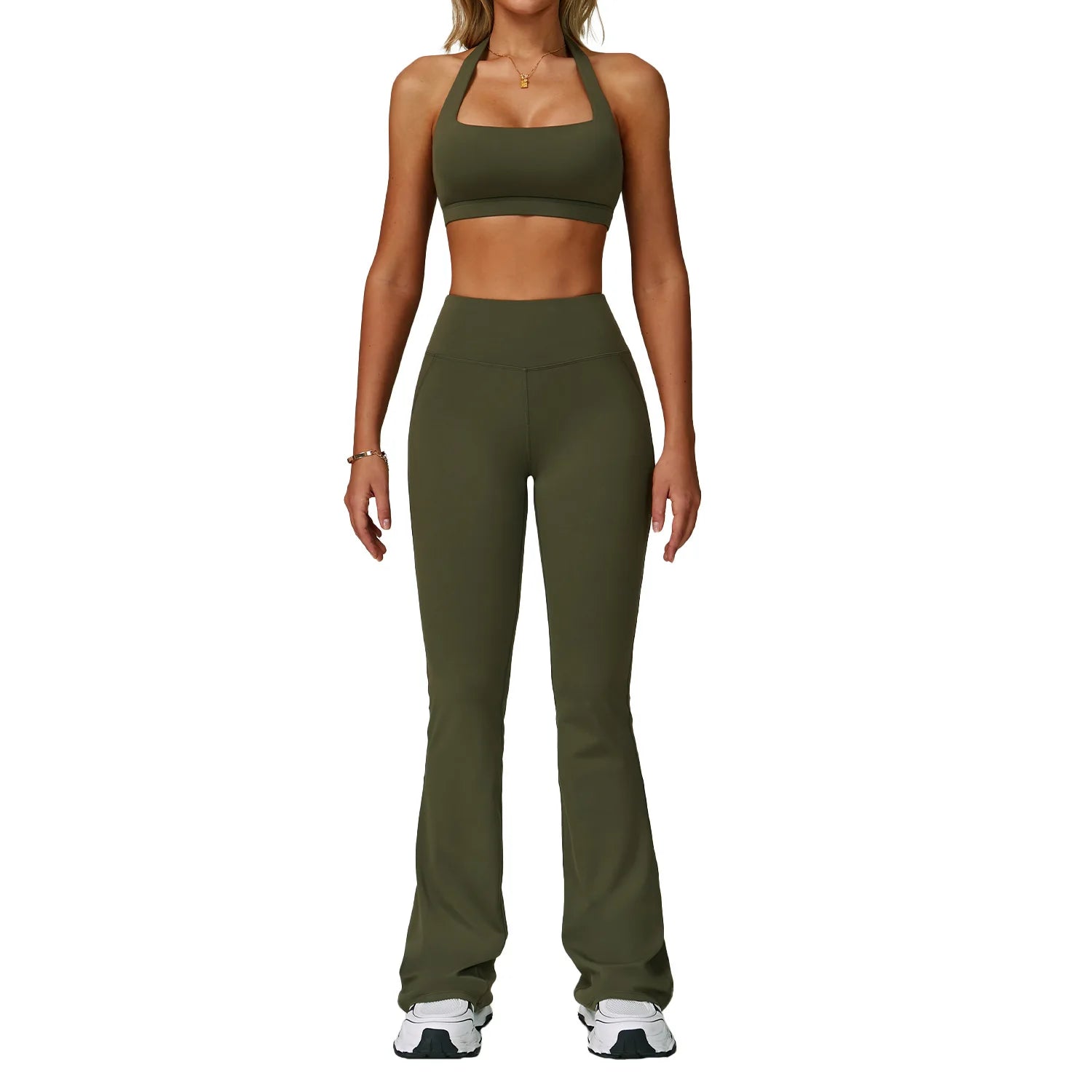 New Arrival Fashion High Stretchy Seamless Yoga 5 Pieces Set With Jacket Fitness Workout Clothes for Sports Women