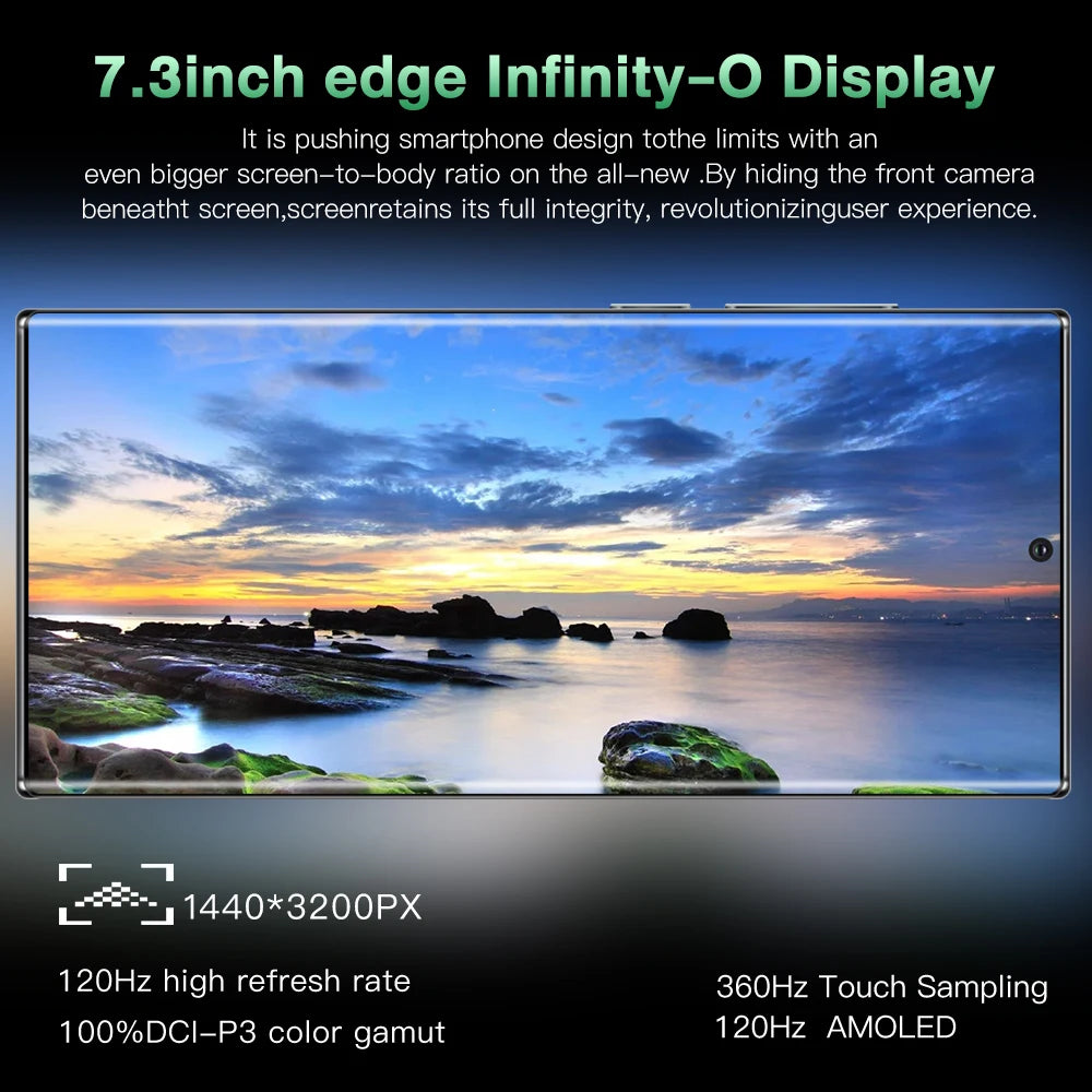 Original Mobile Phone S23 Ultra 6.8 Inch 16GB+1TB Face ID Unlocked Cellphones Mobile Phone Smart Phones 5G Smartphone