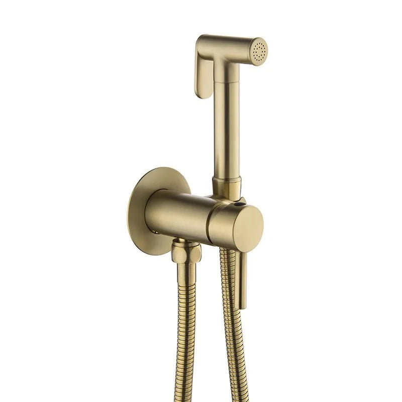 WEIHAO Wholesale Wall-mounted Brass Shattaf Toilet Handheld Bidet Adjustable for Hot and Cold Water for Cleaning Body