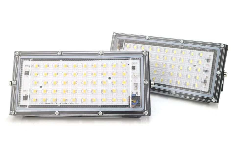 2pcs/lot 50W Led Flood Light AC 220V 230V 240V Outdoor Floodlight Spotlight IP65 Waterproof LED Street Lamp Landscape Lighting