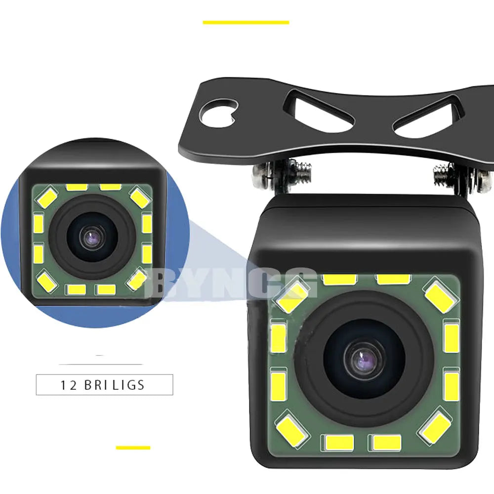 Car Rear View Camera or with Monitor 5 Inch 800*480 TFT LCD Foldable Reverse Parking And 12 LED Night Vision