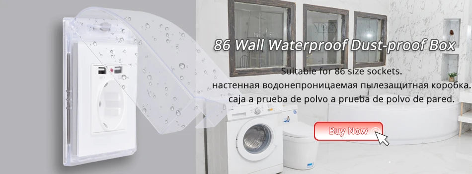 Coswall Luxury Crystal Tempered Glass Panel 1 Gang 1 Way Light Switch On / Off Wall Switch With LED Indicator 16A AC 250V