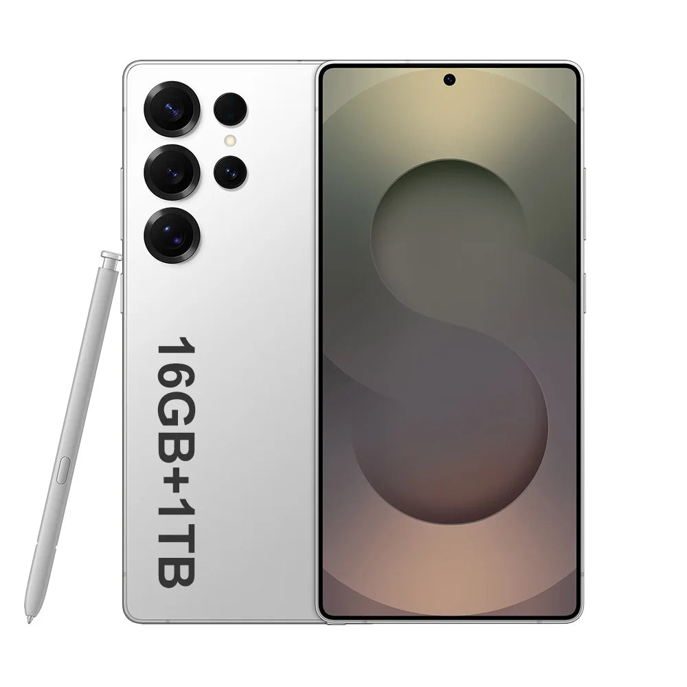 Wholesale S25 Ultra 16gb+1tb Android Smartphone 5g Dual Sim Dual Standby Unlocked Mobile Phone S25 Ultra Smart Phone