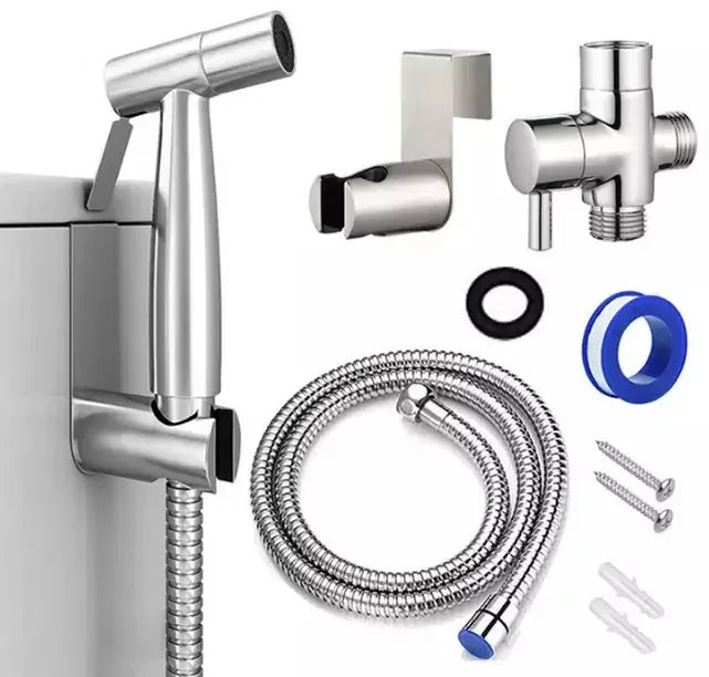 Wall-Mounted Stainless Steel Horizontal Jet Cleaner Spray Gun