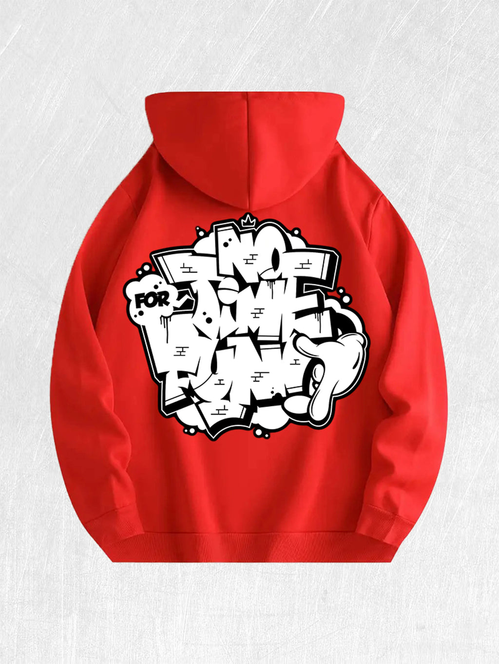 No Time for Boring Graffiti Hoodie 100% Cotton US Warehouse 7 Colors