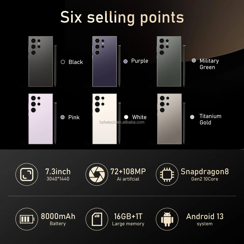 2025 Original S25 Ultra Smartphone 16+1TB 5G Android Smartphone with 3G&4G LTE Cellular Mobile Phones for S25 Ultra Cellphone