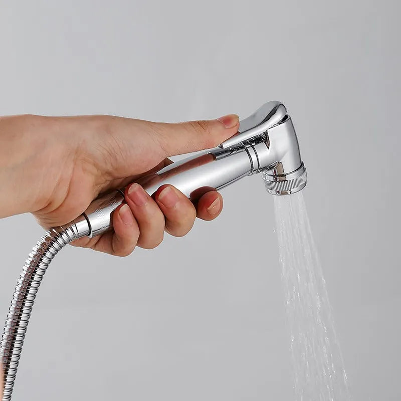 Thermostat Bidet Set Wall Mounted Bathroom Shower Toilet Portable Sprayer Kit Cold Hot Water Hygienic Shower Thermostatic Valve