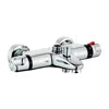 X8902T2BSCR Wall Mounted Chrome Finish Brass Material of Luxury Thermostat Bath Mixer