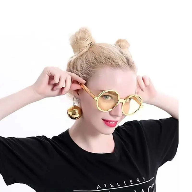 Youlun Wholesale Retro Disco Ball Party Favors Funny Glasses for Bachelorette Happy Valentine's Bridal Shower Men Women