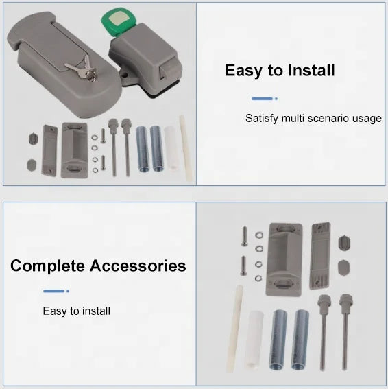 4100 4200 Cold Room Freezer Door Lock Handle Latch Hinge ABS Material Window & Door Handles