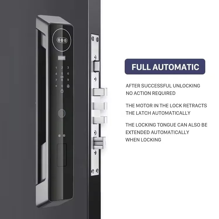 Face Recognition Cerradura Inteligente Password Card Lock Wifi Door Lock Fingerprint Digital Keyless Smart Door Lock