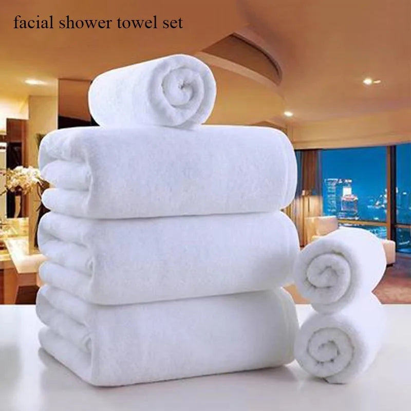 Toalla De Bano Asciugamano Da Bagno Viso in Cotone Machine Washable Embroidery logo Welcome Cotton Facial Bath Shower Towel