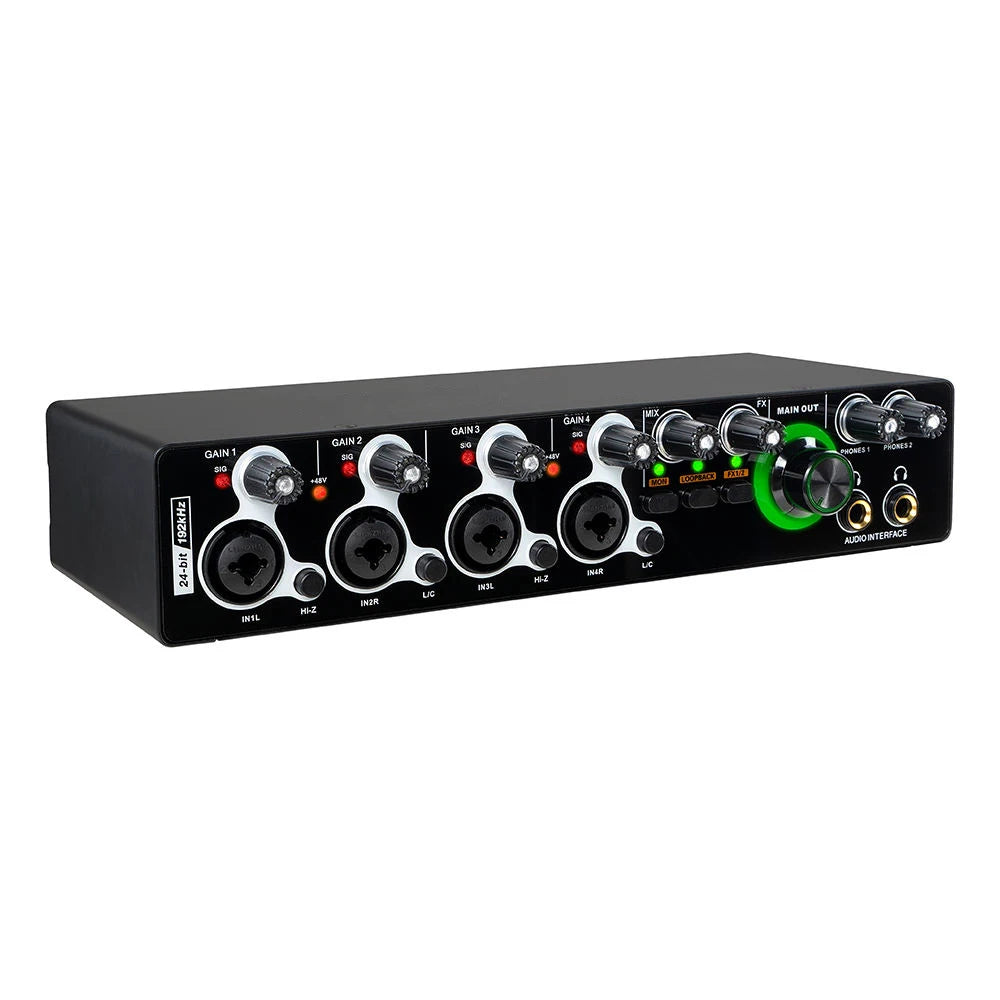 2023 Xtuga E-44 New Upgrade 24Bit 192KHz 4 Input 4 Output Sound Card Carte Son USB Interfaz De Audio Interface