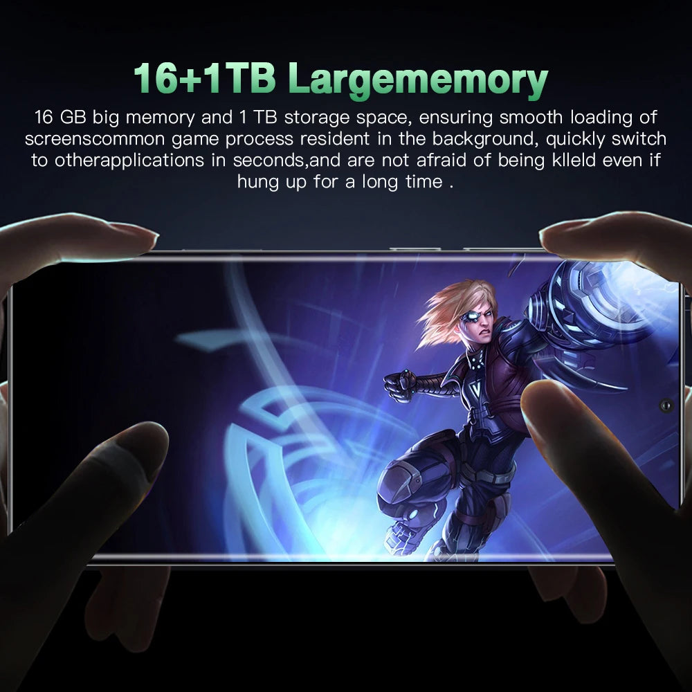 Original Mobile Phone S23 Ultra 6.8 Inch 16GB+1TB Face ID Unlocked Cellphones Mobile Phone Smart Phones 5G Smartphone