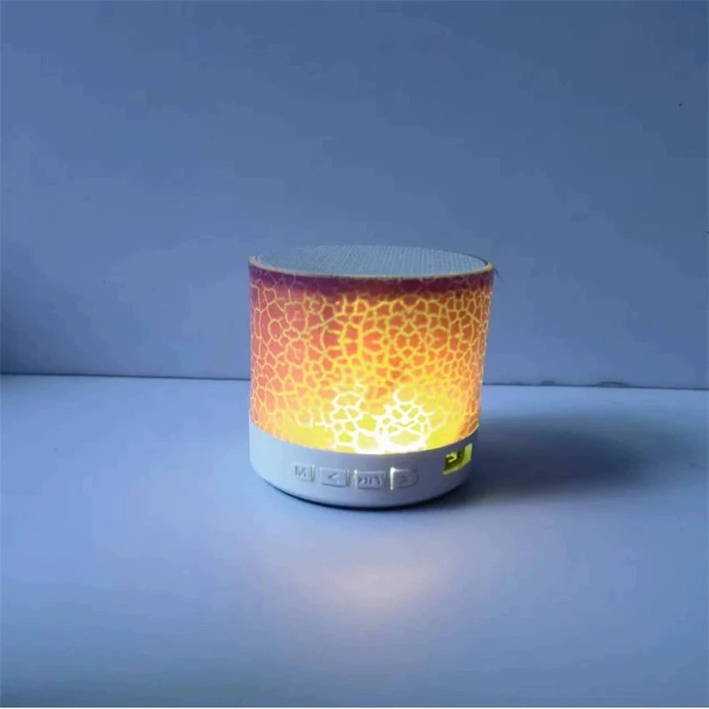 TF Card Slot Wireless Speaker Portable Shower Mini Speaker Small Outdoor Boombox A9 Bt Speakers with Led Light Best Gift for Kid