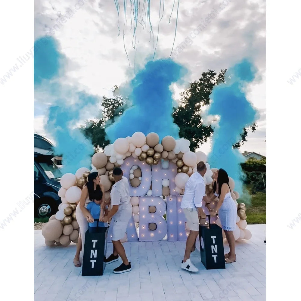 Electronic Sprays Confetti Powder Electronic Remote Control Gender Reveal Outdoor Fireworks Wedding Party Graduation Baby Shower