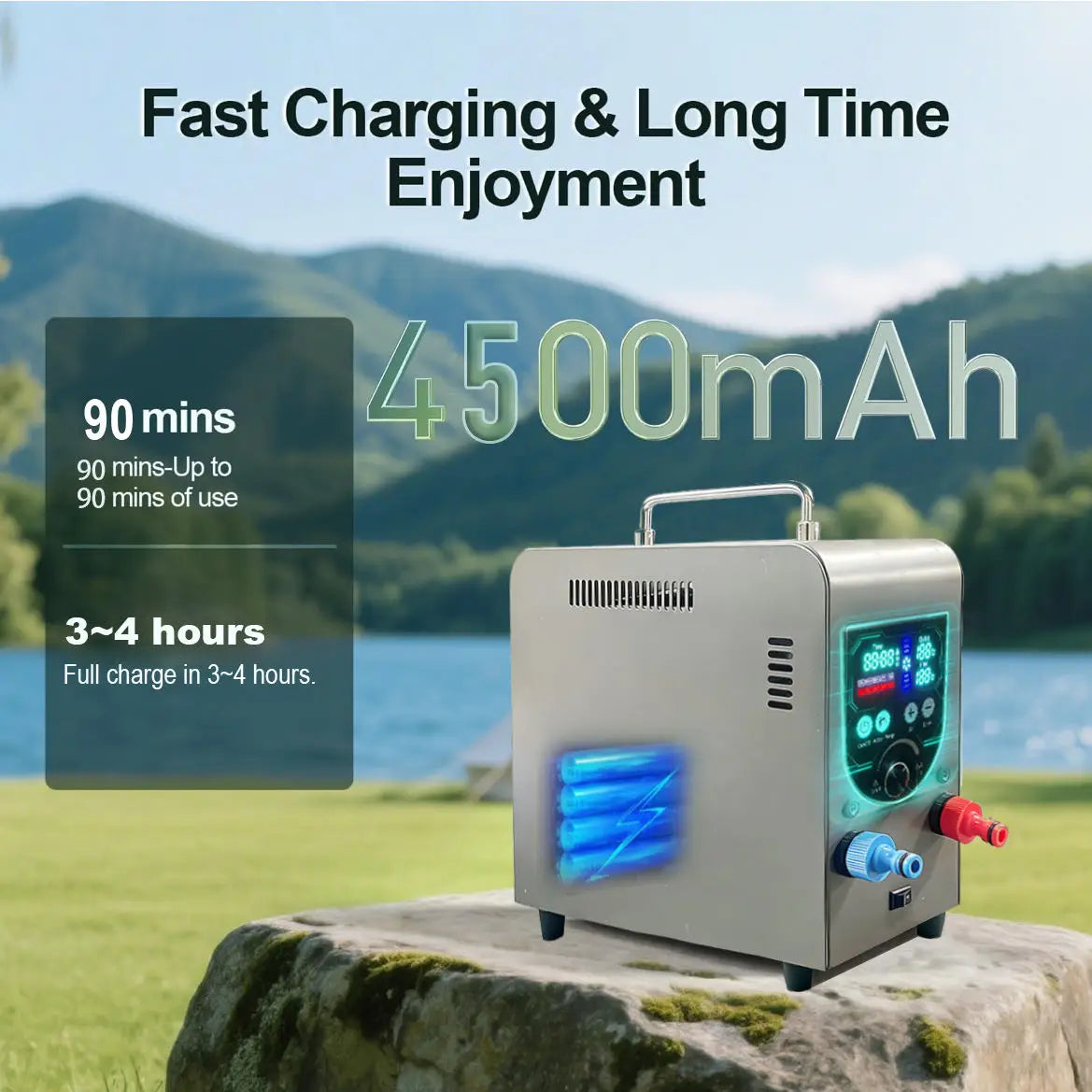 Outdoor Camping Heating Portable Shower Wholesale Portable Shower with Heating Function Tankless Heat Pump Gas Water Heater