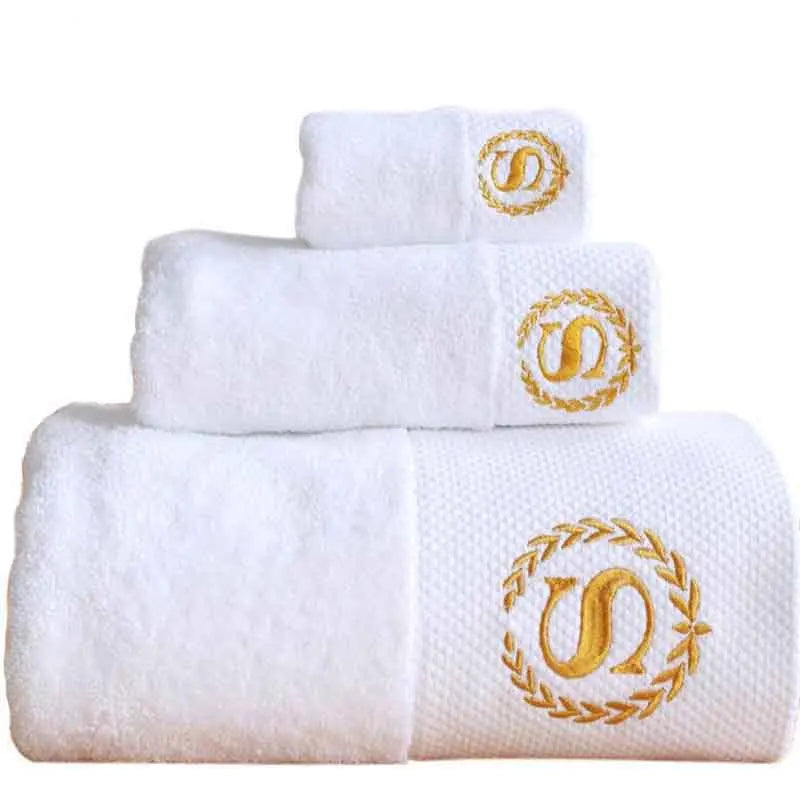 Toalla De Bano Asciugamano Da Bagno Viso in Cotone Machine Washable Embroidery logo Welcome Cotton Facial Bath Shower Towel