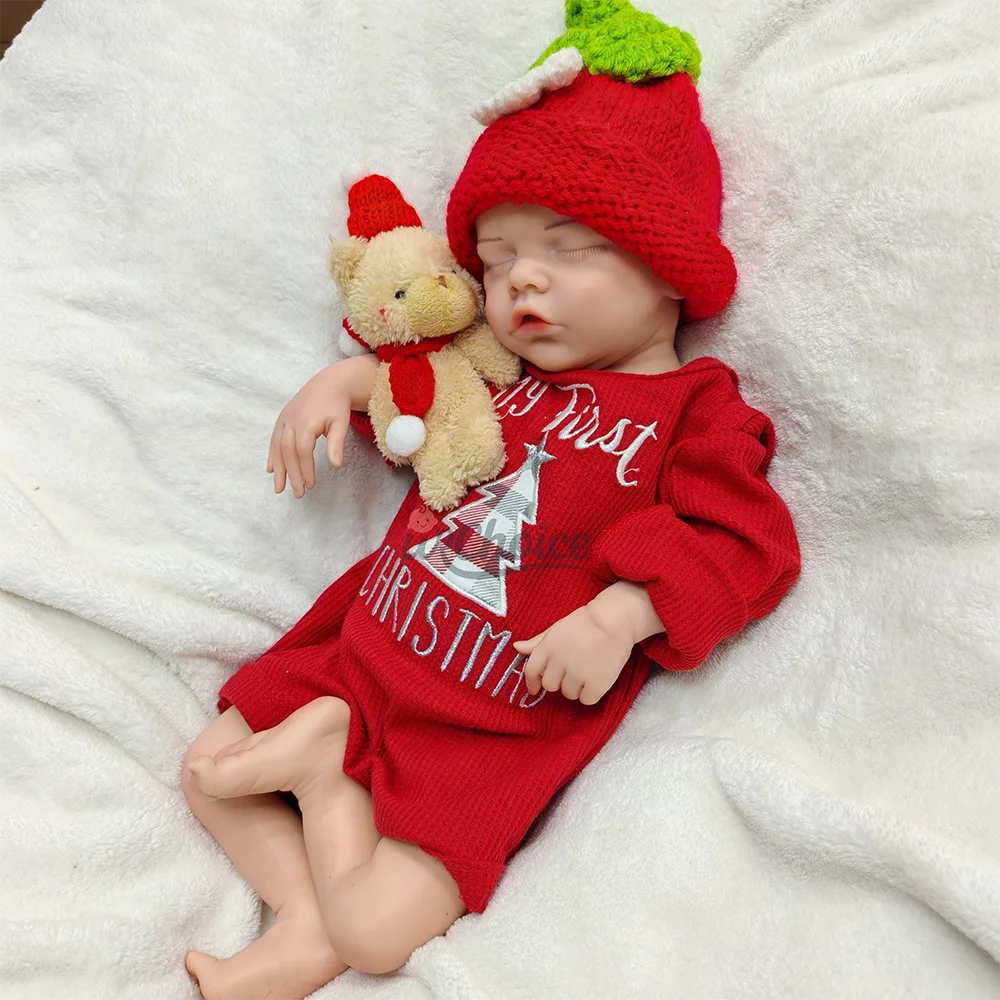 DIY Painted Silicone Reborn Baby Dolls 17" Open Mouth Newborn Dolls Washable Silicone Dolls As Artist Collection