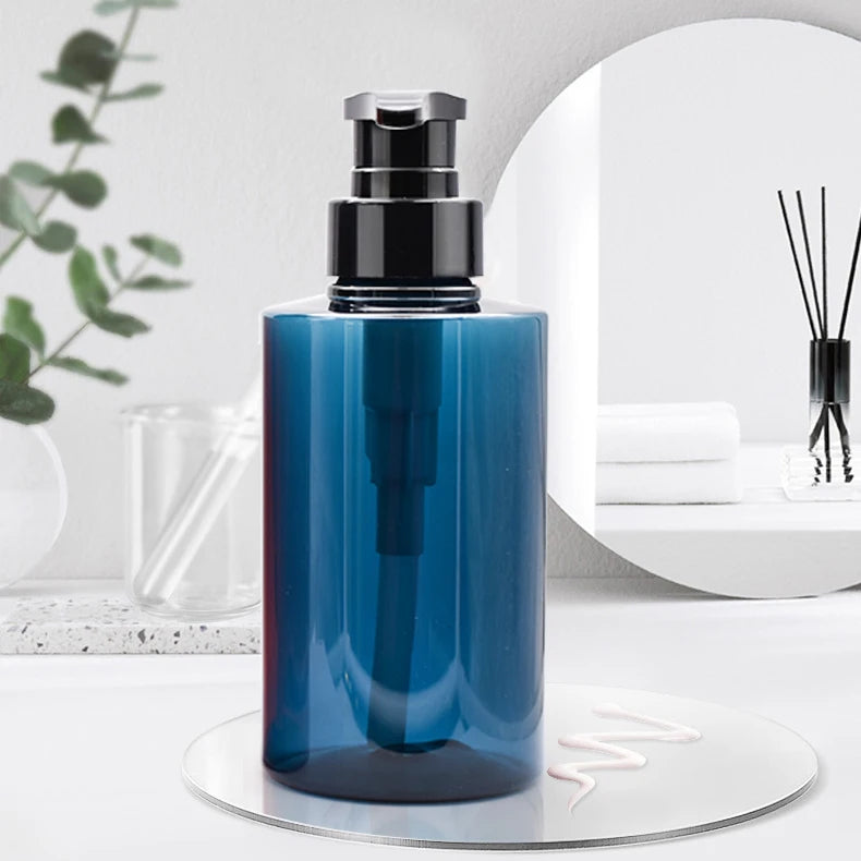 300ml 500ml Empty Body Wash Lotion Shower Gel Press Bottle with Pump Shampoo Plastic Bottle