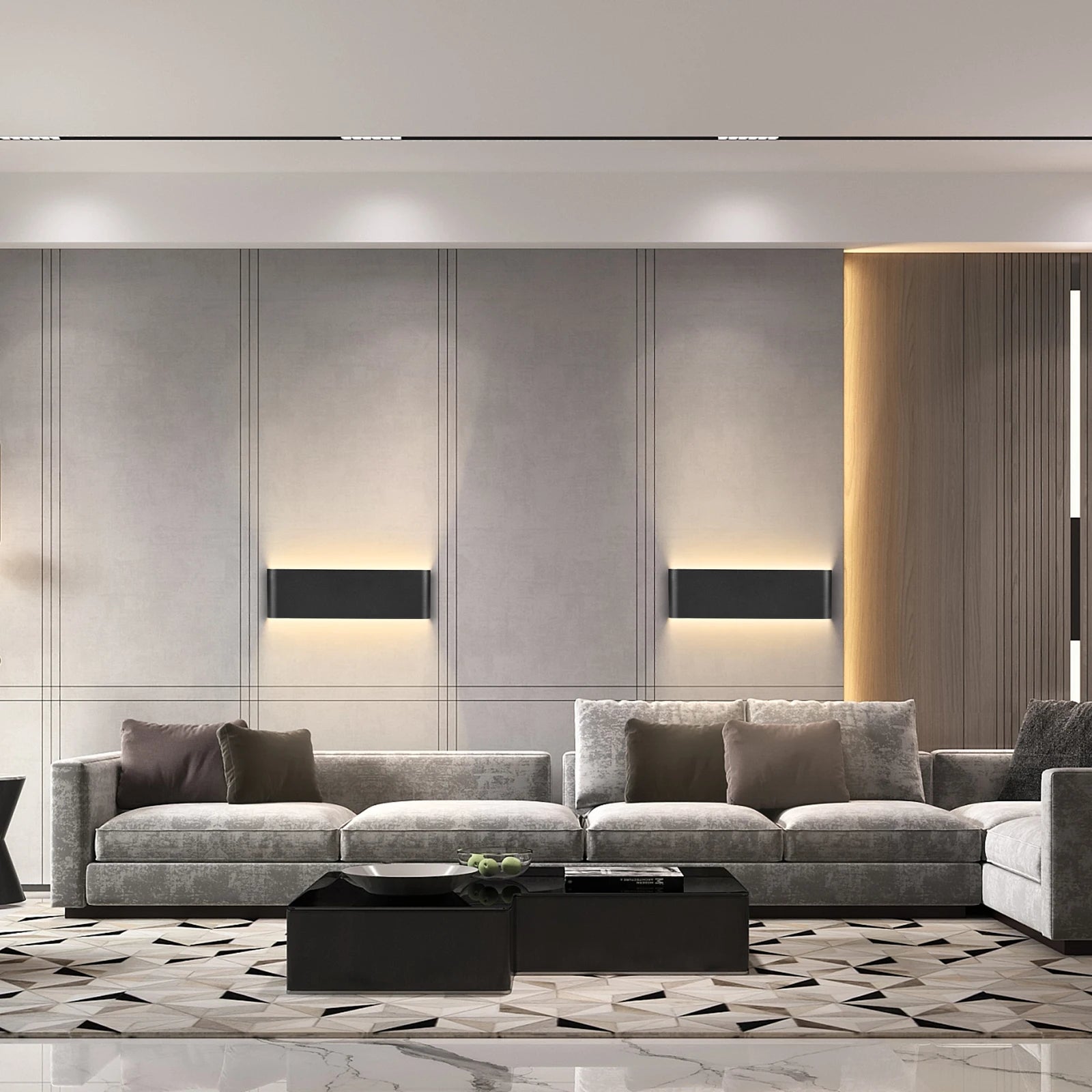 LED Wall Lamps Interior Wall Light IP65 Waterproof Aluminum Indoor Outdoor Lighting Wall Lamp Outside Wall Lights Living Room