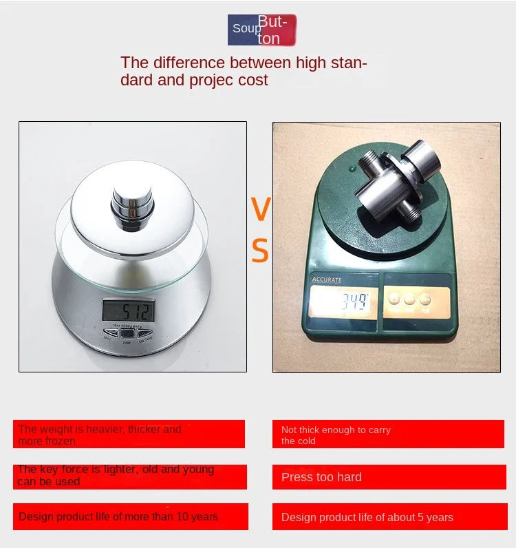 Swimming Pool Bathroom Concealed Single-cold Delayed Shower Tap Outdoor Beach Surface-mounted Push-button Delayed Shower Switch